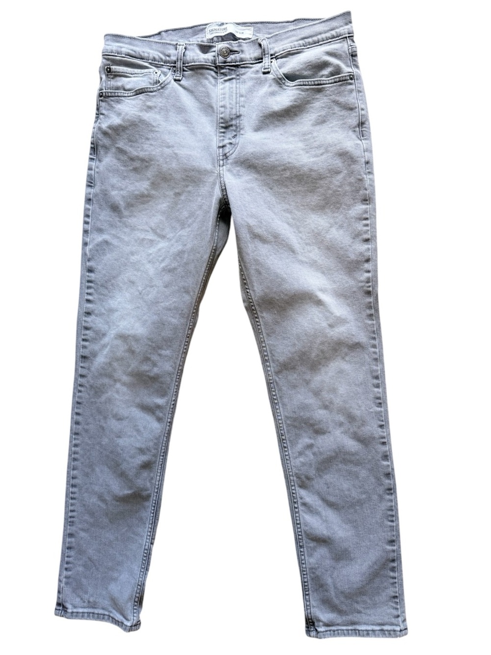 Levi’s Light Gray High-Rise Jeans 36” x 32”